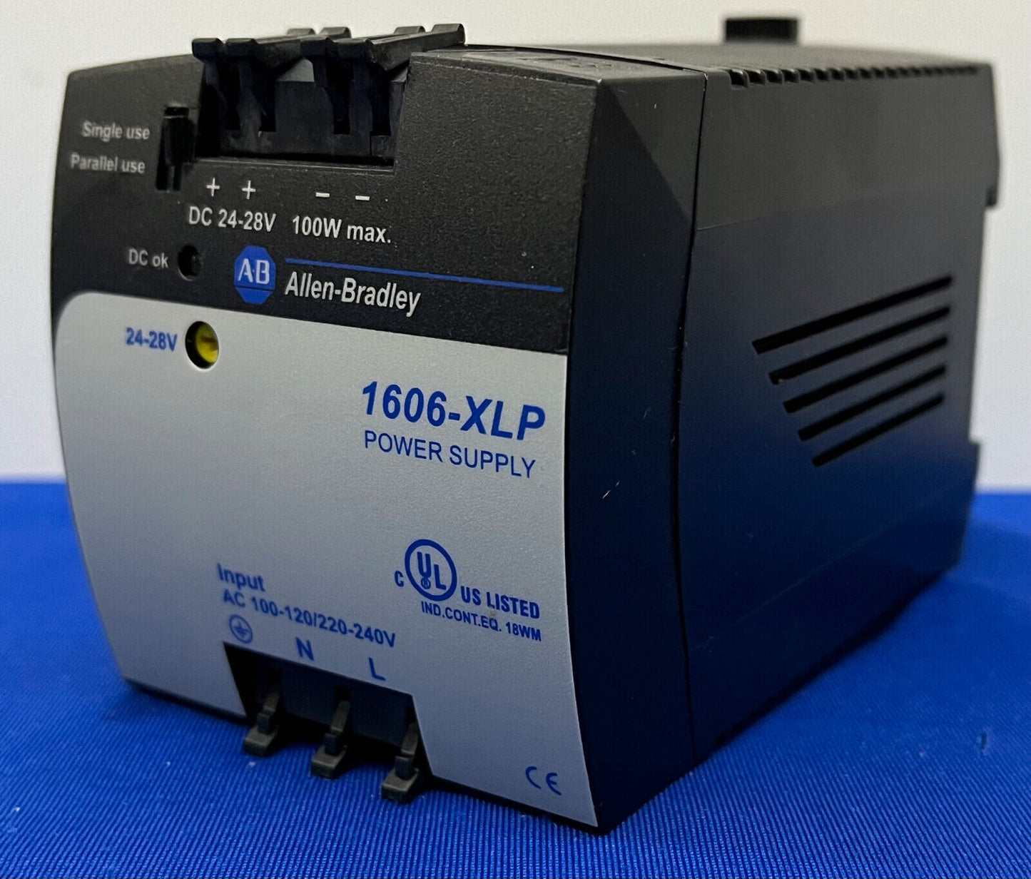 Allen Bradley AB 1606-XLP / 1606-XLP100E Ser A POWER SUPPLY DC 24-28V