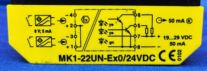 AMPLIFICADOR CONMUTADOR AISLANTE DE 24 VCC MULTIMÓDULO TURCK MK1-22UN-EX0