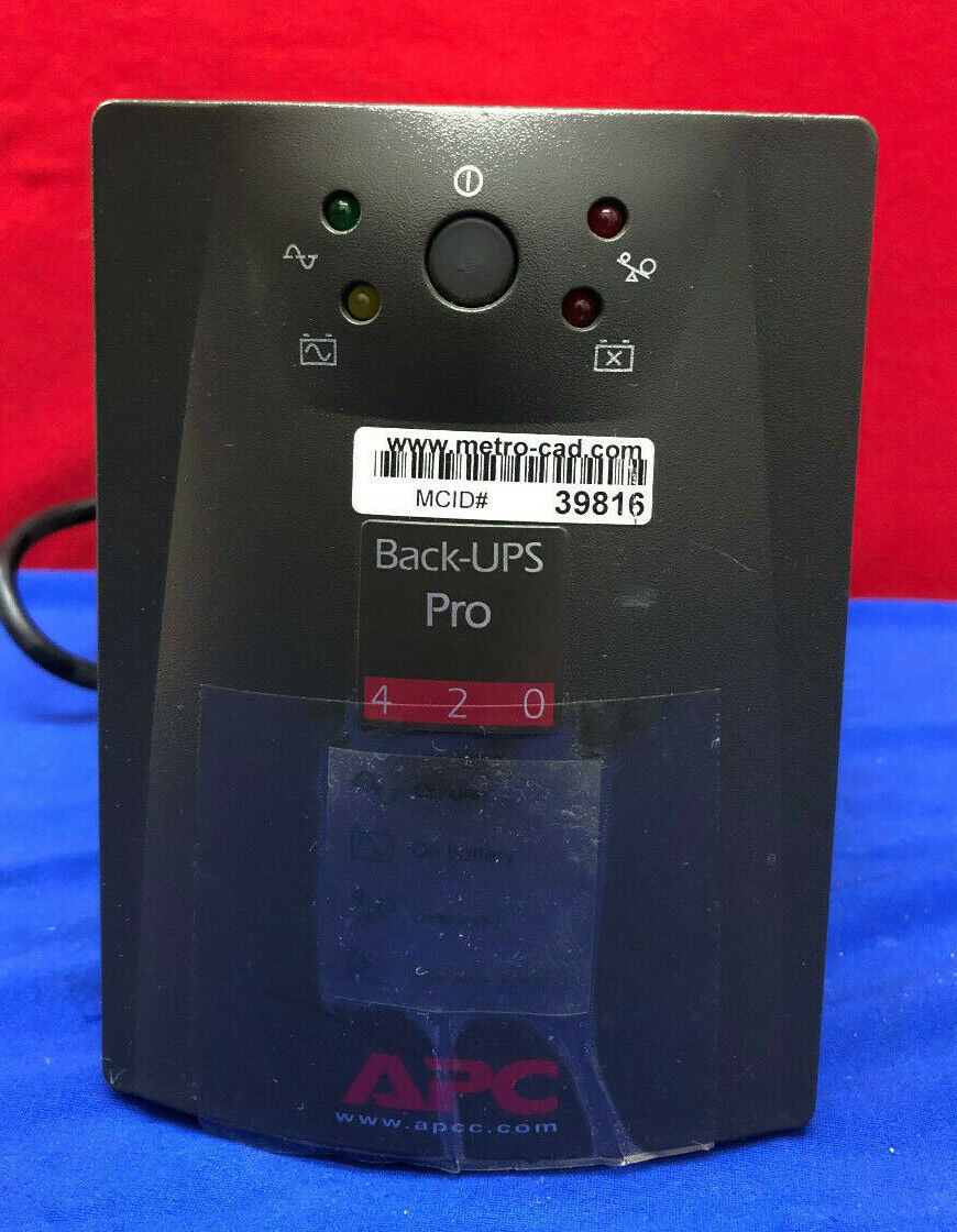 APC Back-UPS Pro 420 IT WILL LIKELY NEED NEW BATTERIES