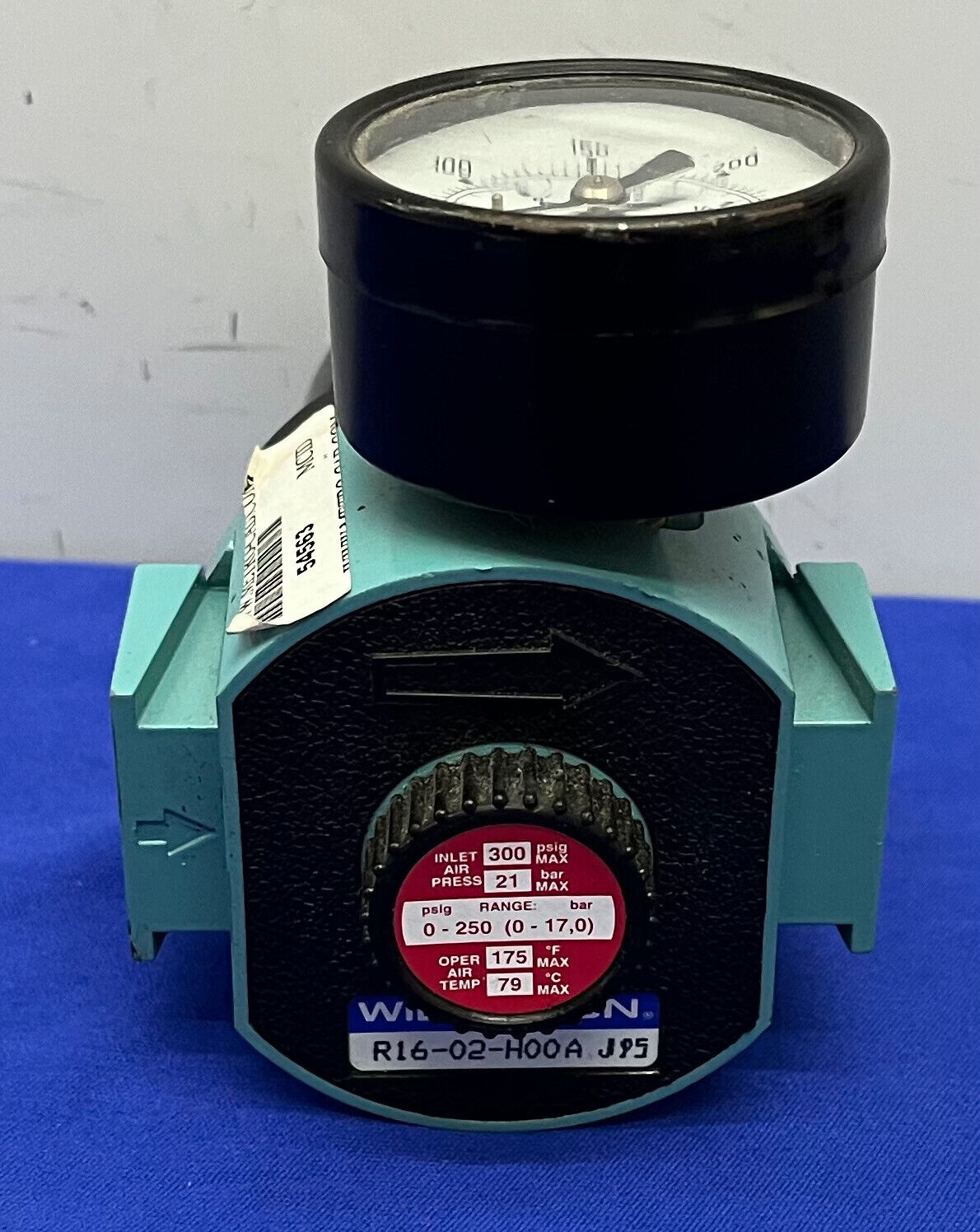 WILKERSON RI6-02-H00A PNEUMATIC REGULATOR GAUGE