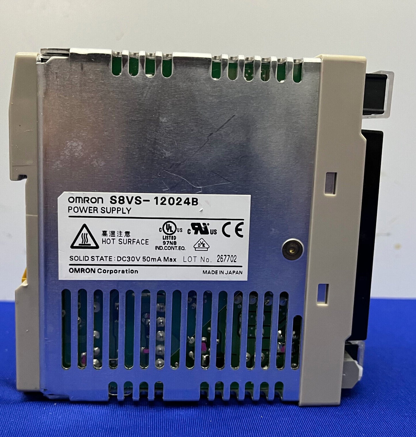 OMRON S8VS-12024B POWER SUPPLY AC190-240V DC30V 50mA MAX