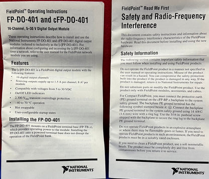 NATIONAL INSTRUMENTS  FP-DO-401 FIELDPOINT 16 CHANNEL 5-30VDC