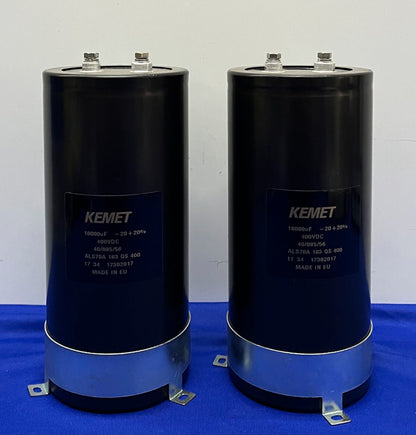 KEMET ALUMINUM ELECTROLYTIC CAPACITORS ALS70A 183 QS 400 ALS70A183QS400 - QTY 2