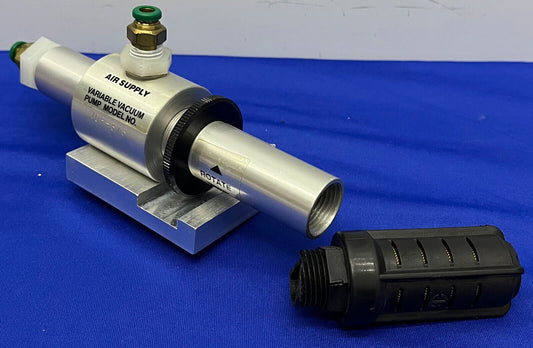 VACCON VDF-375 VARIABLE VACUUM PUMP w/ BROKEN SILENCER FILTER