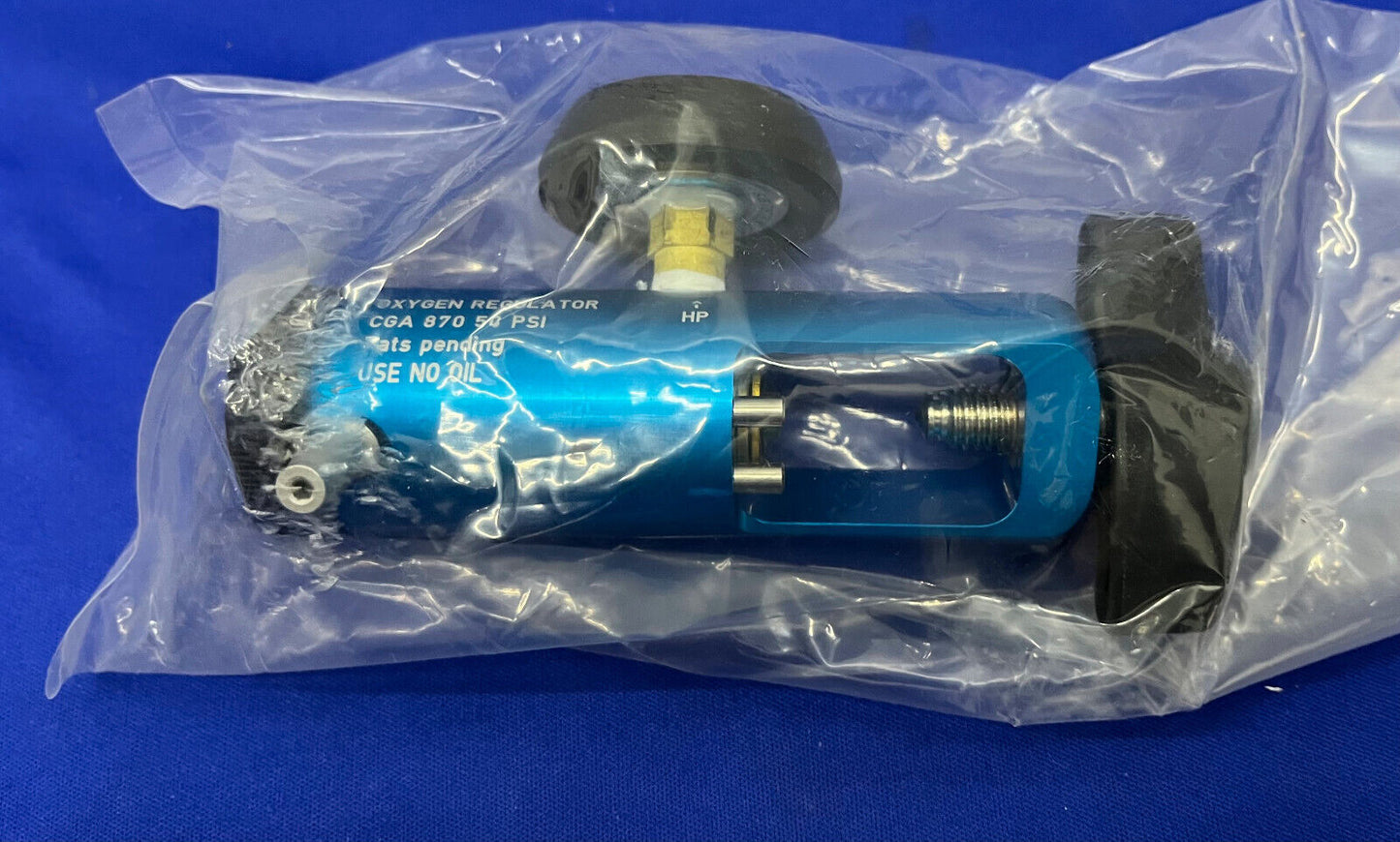 REGULADOR DE OXÍGENO CHAD THERAPEUTICS CH4808-L-BLUE CGA 870 50 PSI