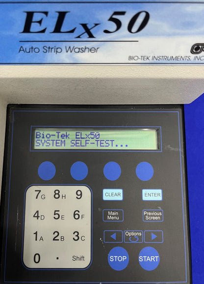 BIOTEK INSTRUMENTS ELX50 MIKROPLATTEN-AUTOMATISCHER STREIFENWASCHGERÄT - FÜR TEILE/REPARATUR 