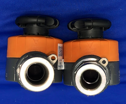 GF GEORG FISCHER TYPE 514 DIAPHRAGM VALVE PN10 3/4” PVC-U DN20 EPDM  1 LOT QTY 2