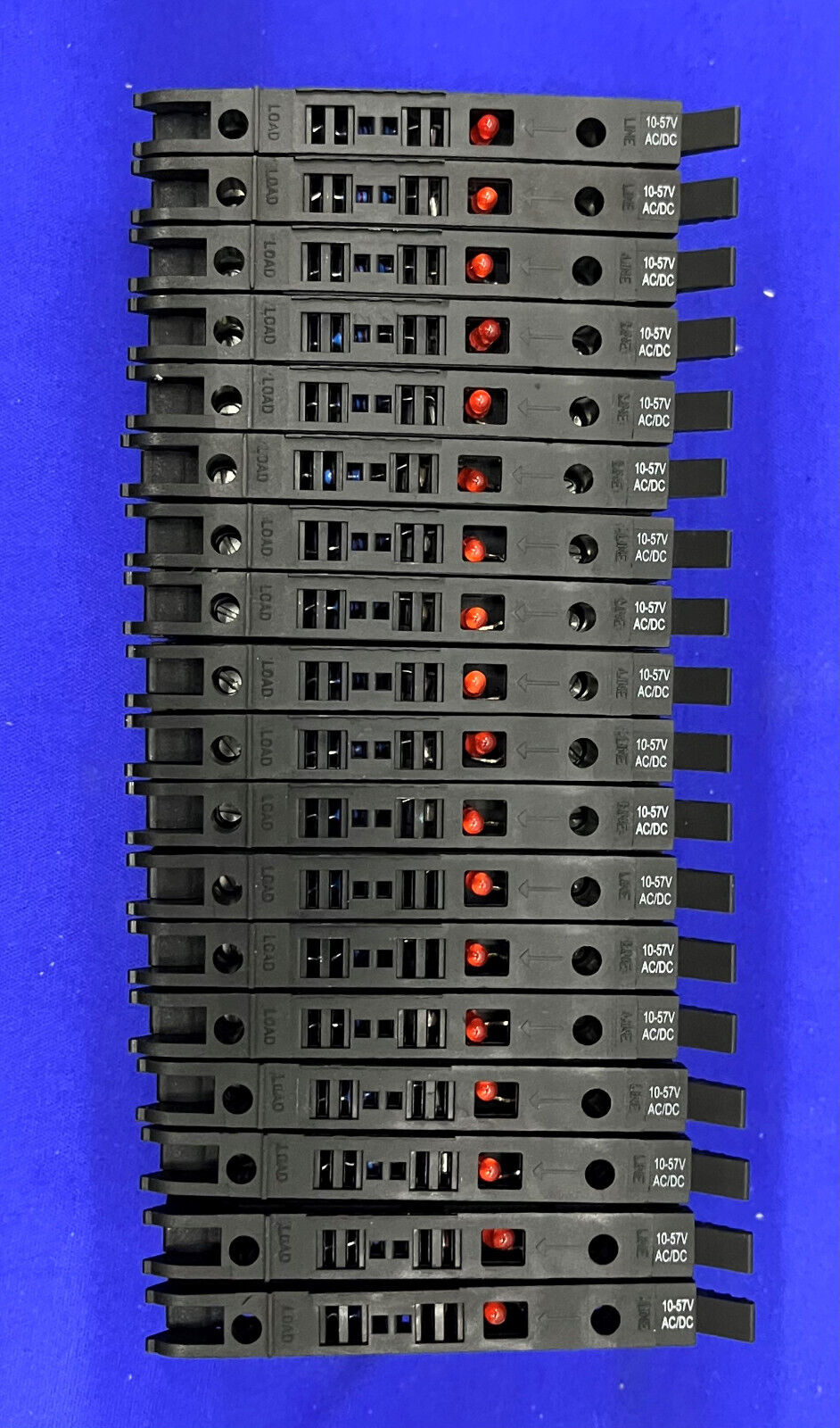 AB ALLEN BRADLEY 1492-H TERMINAL BLOCK FUSE HOLDER DIN RAIL - 1 LOT QTY 18