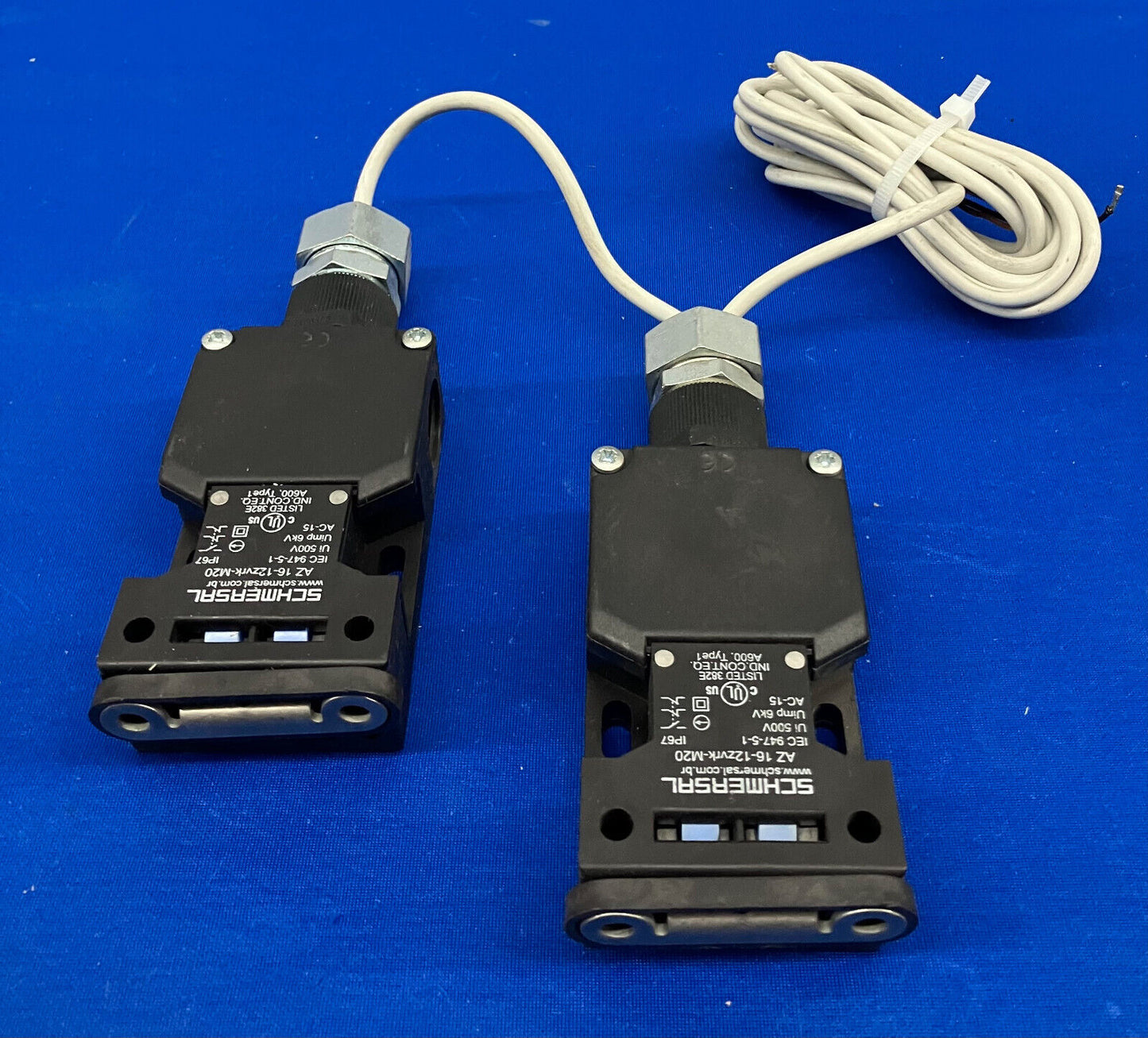 SCHMERSAL AZ 16-12ZVRK-M20 SAFETY INTERLOCK SWITCH LOT OF 2