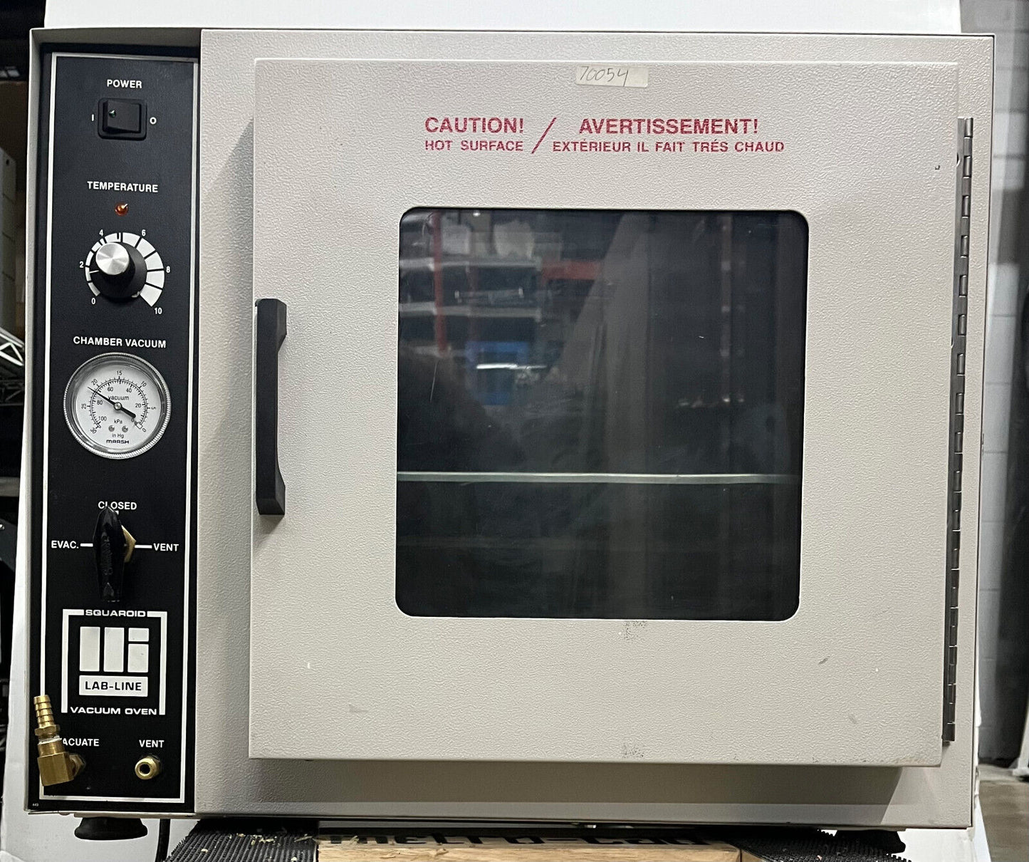 BARNSTEAD LAB-LINE Vacuum Oven 3618 120V 13.3AMPS 50/60HZ 1600WATTS  NO PUMP