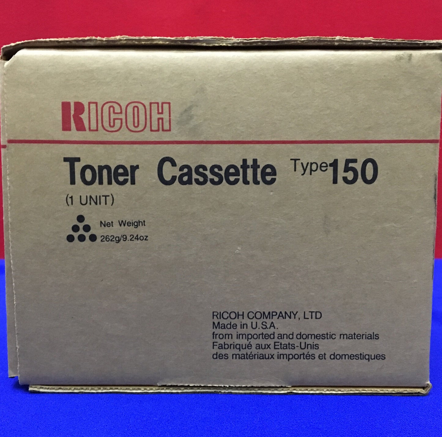 RICOH TONER CASSETTE TYPE 150