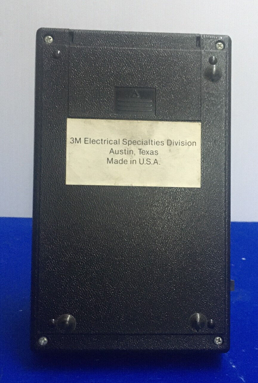 BAG CHECK 3M ELECTRICAL SPECIALTIES DIVISION 705 TESTED TO POWER UP