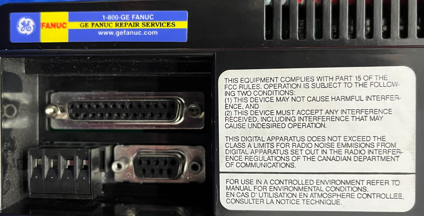 INTERFAZ DE OPERADOR FANUC GE IC752BDT100 FD / IC752BDT100-FD PANEL DE DATOS 240F