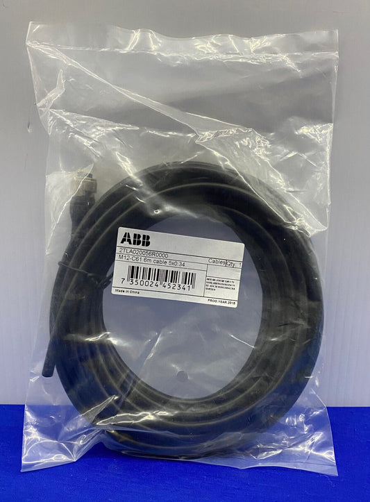 Cable ABB 2TLA020056R0000 M12-C61 6m 5X0.34