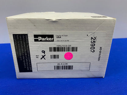 TUERCA DE DOBLE CASQUILLO PARKER 1WVJ2 DE LATÓN A-LOK DE 5/8" - 1 PAQUETE DE 9