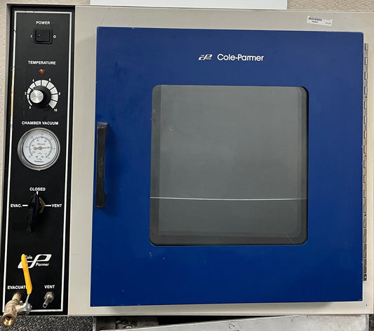 COLE-PARMER VACUUM OVEN G05053 VOLTAGE 120 WATT 1600 HZ 50/60 - NO VACUUM PUMP