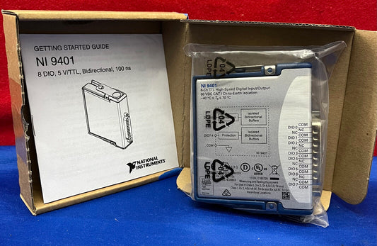 NI NATIONAL INSTRUMENTS NI-9401 8-KANAL TTL HOCHGESCHWINDIGKEITS-DIGITAL-EINGABE-/AUSGABEMODUL