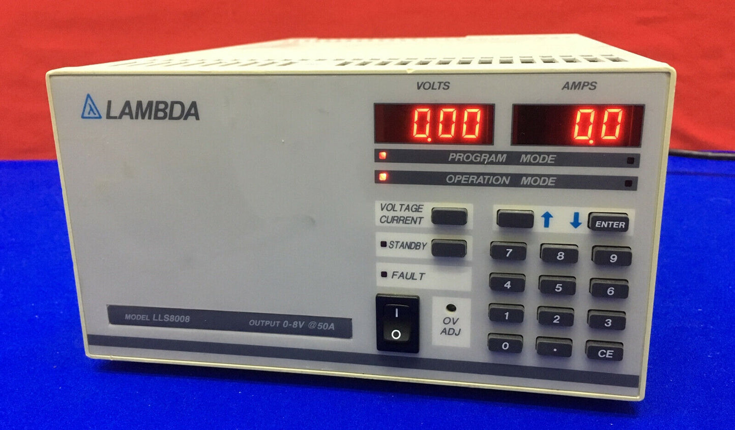 LAMBDA ELECTRONICS LLS8008 DIGITAL REGULATED POWER SUPPLY