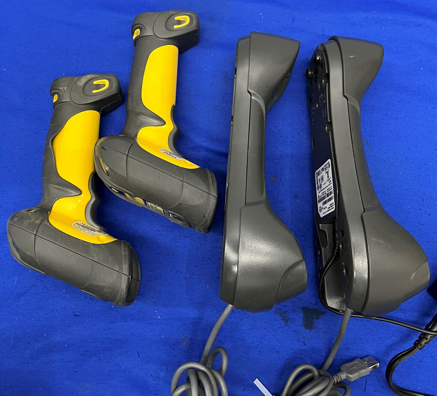 SYMBOL MOTOROLA BARCODE SCANNER LS3578 w/ CHARGING STATION - 1 LOT QTY 2