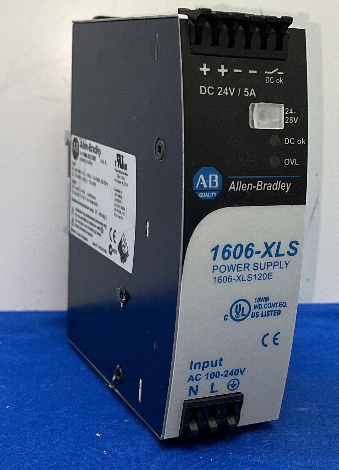 FUENTE DE ALIMENTACIÓN DE 24 VCC AB ALLEN BRADLEY 1606-XLS / 1606-XLS120E