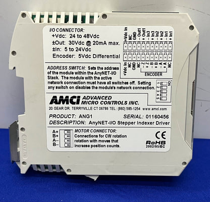 AMCI ADVANCED MICRO CONTROLS ANG1 AnyNET-I/O-SCHRITTMODULER-INDEXER-TREIBER 