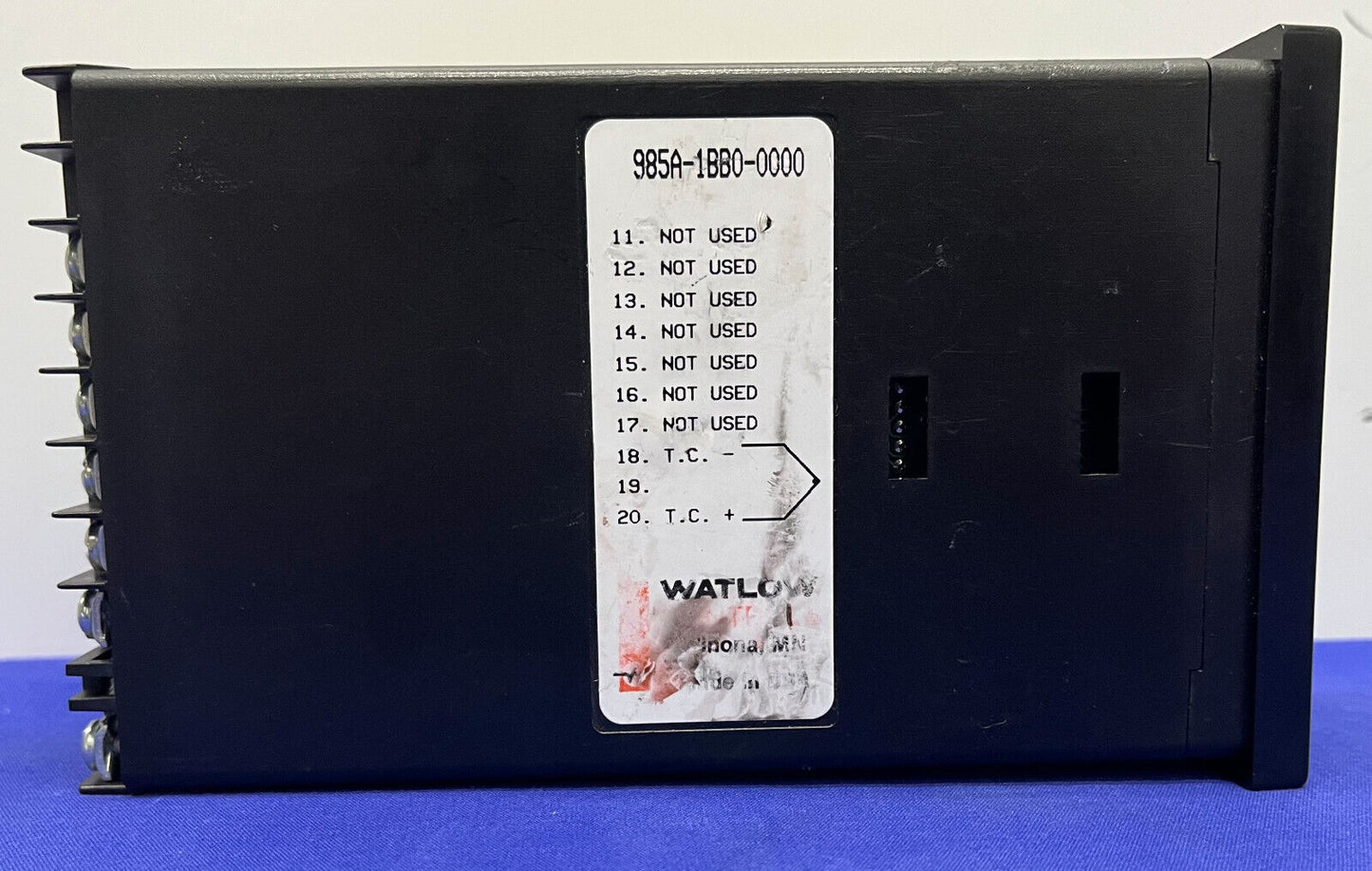 WATLOW SERIES 985 / 985A-1BB0-0000 REV H  TEMPERATURE CONTROLLER