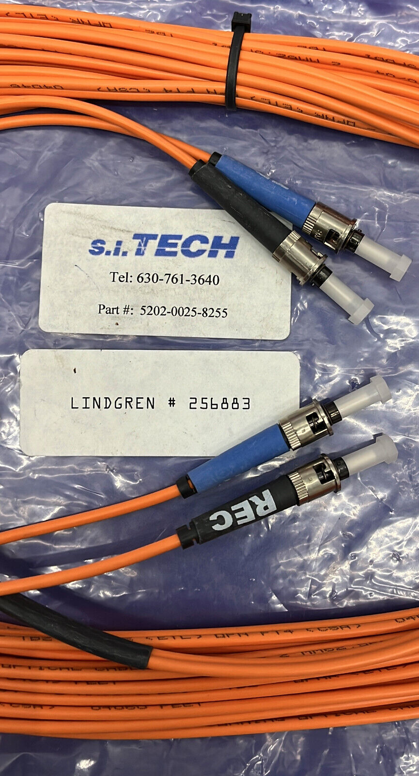 S.I. TECH 5202-0025-8255 FIBER OPTIC CABLE CONNECTOR