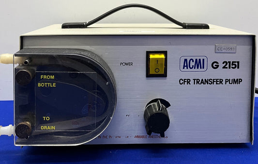 ACMI WAPPLER INT'L CFR TRANSFER PERISTALTIC PUMP G2151 - SEE PICTURES/VIDEO