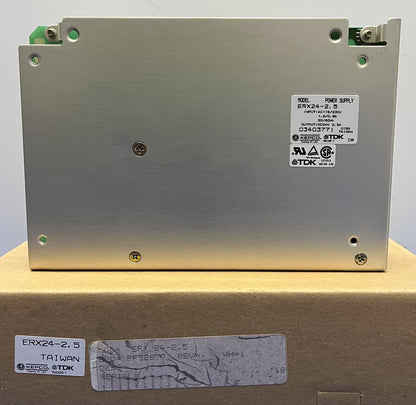 TDK KEPCO POWER SUPPLY ERX24-2.5 INPUT:AC115/230V,1.6/0.9A,50/60HZ OUTPUT:DC24