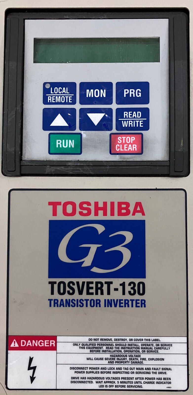 TOSHIBA VT130G3U4220 TOSVERT-130 G3 TRANSISTOR-WECHSELRICHTER 