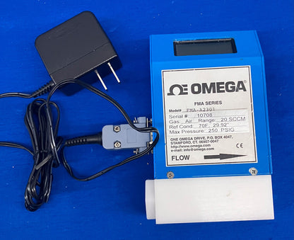 OMEGA ENGINEERING FMA-A2301 SENSOR MEDIDOR DE FLUJO MÁSICO CON PANTALLA FMA-A2301