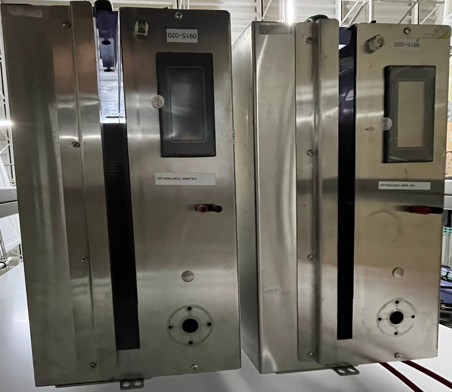 CUSTOM VERTICAL DOUBLE SS LOW TEMP AMBIENT TO 110F SOAKING CURING OVEN