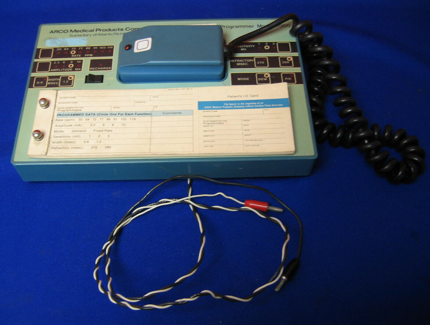 ARCO MEDICAL MH 7000.SN 7006049 PROGRAMMER