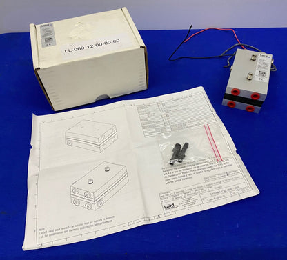 LAIRD TECHNOLOGIES ® LL-060-12-00-00-00 LIQUID/LIQUID THERMOELECTRIC ASSEMBLIES