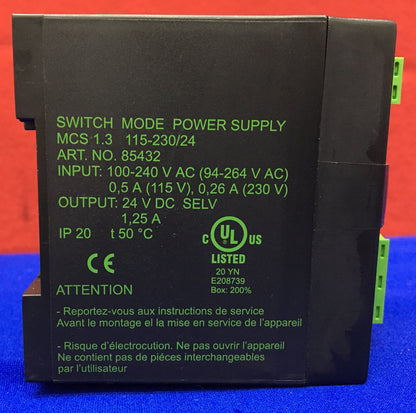 MURR ELEKTRONIK 85432 SWITCH MODE POWER SUPPLY