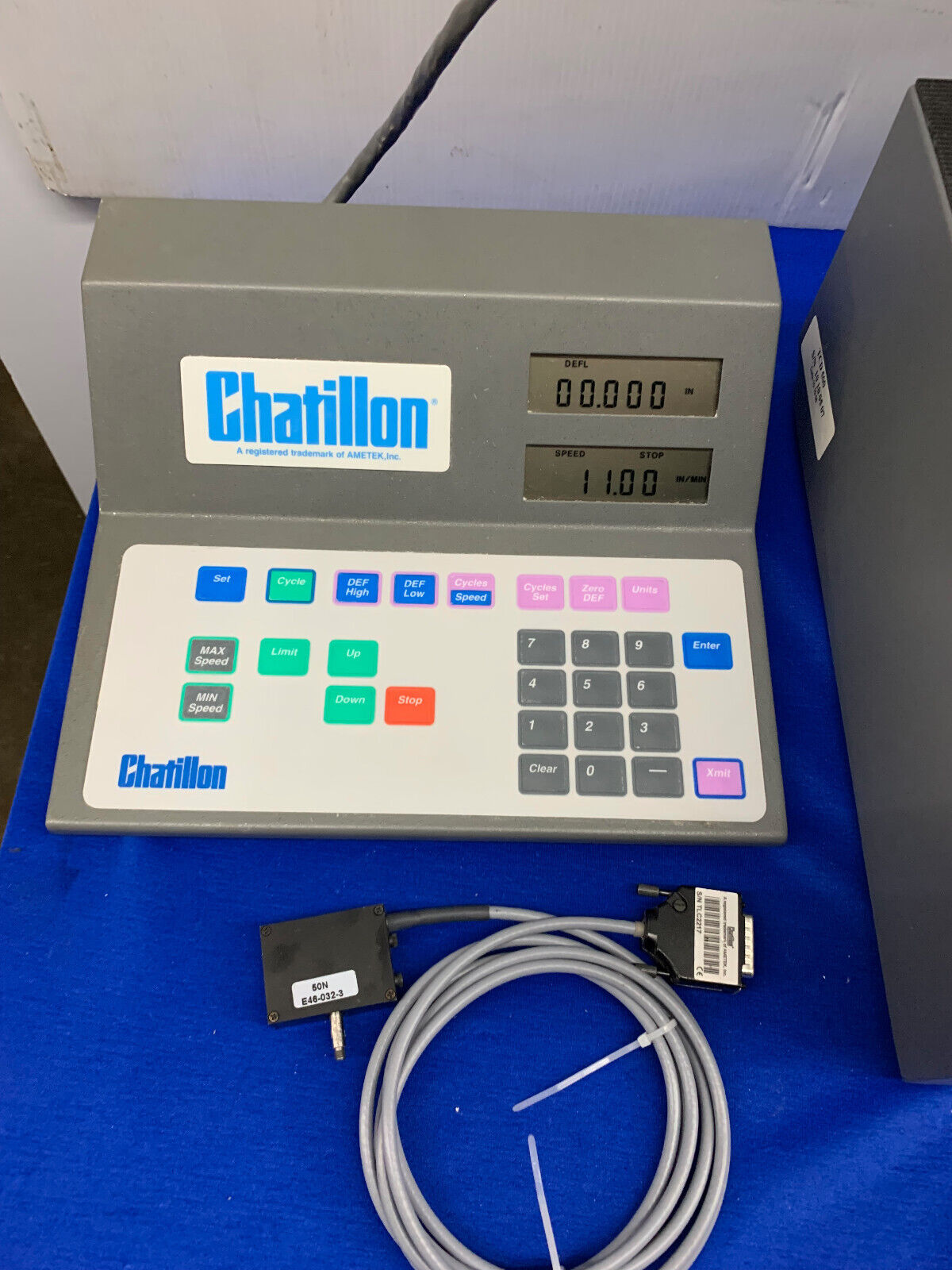 CHATILLON, TCD500 TENSILE TEST STAND, 50 N LOAD CELL