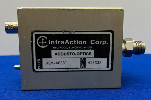 MODULADOR ACÚSTICO-ÓPTICO INTRAACTION CORP AGM-406B1 DESVIADOR DE FRECUENCIA