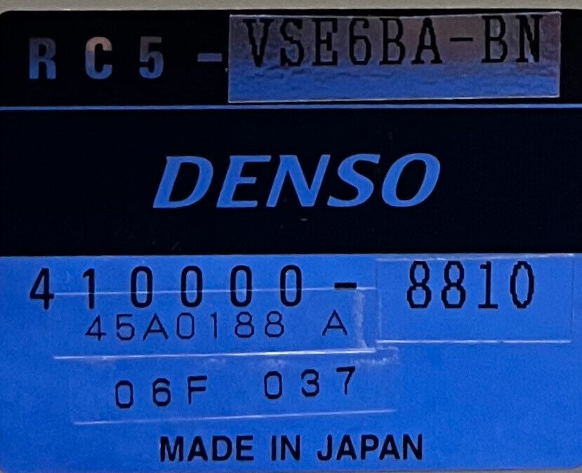 DENSO ROBOT CONTROLLER RC5-VSE6BA-BN / 410000-8810 NO POWER SUPPLY  PARTS/REPAIR