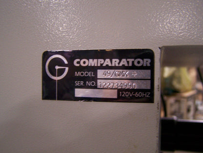 ACU-RITE SERIES FORTY 49-GMXT OPTICAL COMPARATOR INSPECTION EQUIPMENT