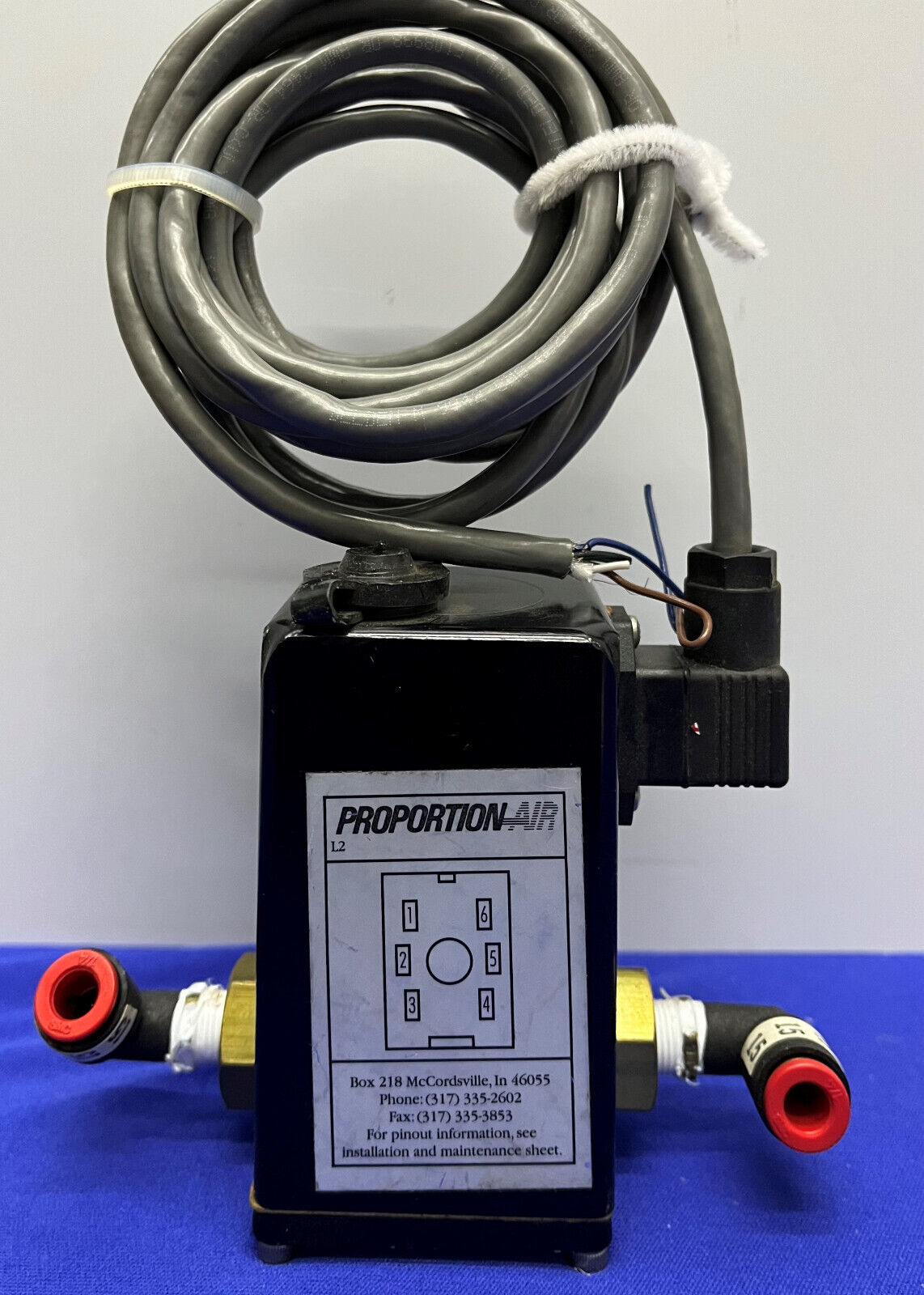 TRANSDUCTOR DE PRESIÓN DE AIRE PROPORCIONADO QB1TFEE100 24V 100PSI