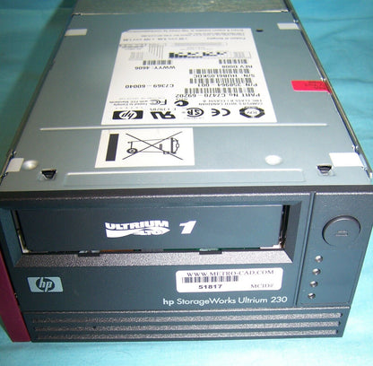 HEWLETT PACKARD STORAGEWORKS ULTRIUM 230 ARRAY DRIVE  358964-001 NO. C7470-69202