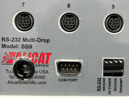 ALICAT SCIENTIFIC BB9 RS-232 MULTI-DROP BREAKOUT BOX 9 PORT - 1 LOT, 2 STÜCK