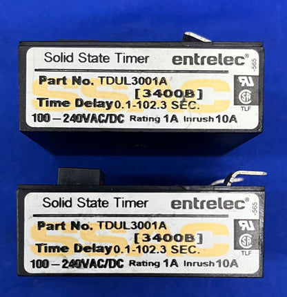 ENTRELEC TDUL3001A Halbleiter-Zeitgeber – 1 Charge, Menge 2 