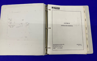 THE CELL CULTURE COMPANY CELLEX BIOSCIENCES SYSTEM 20 BEDIENUNGSANLEITUNG REV C 