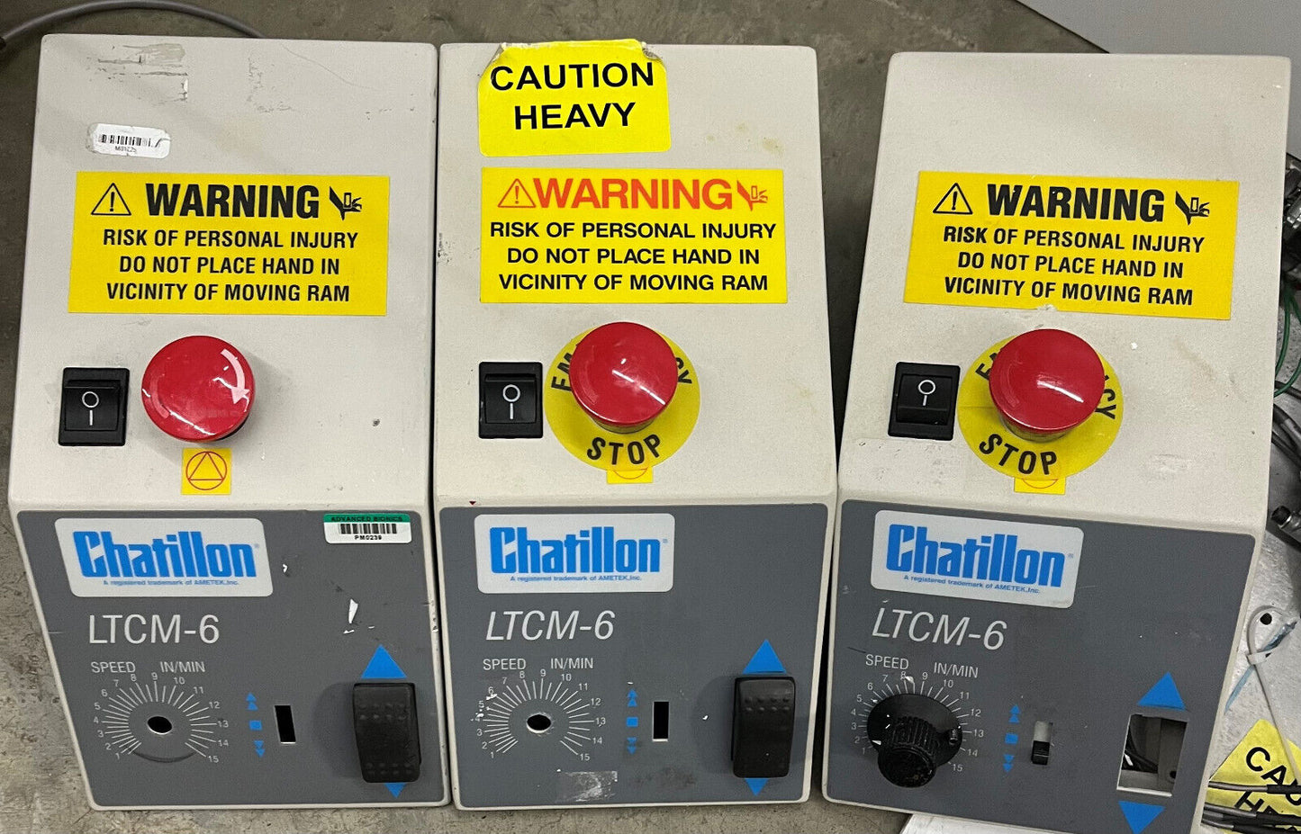 MISC PARTS FOR CHATILLON LTCM-6E FORCE GAUGE TESTER - SEE PICTURES FOR PARTS