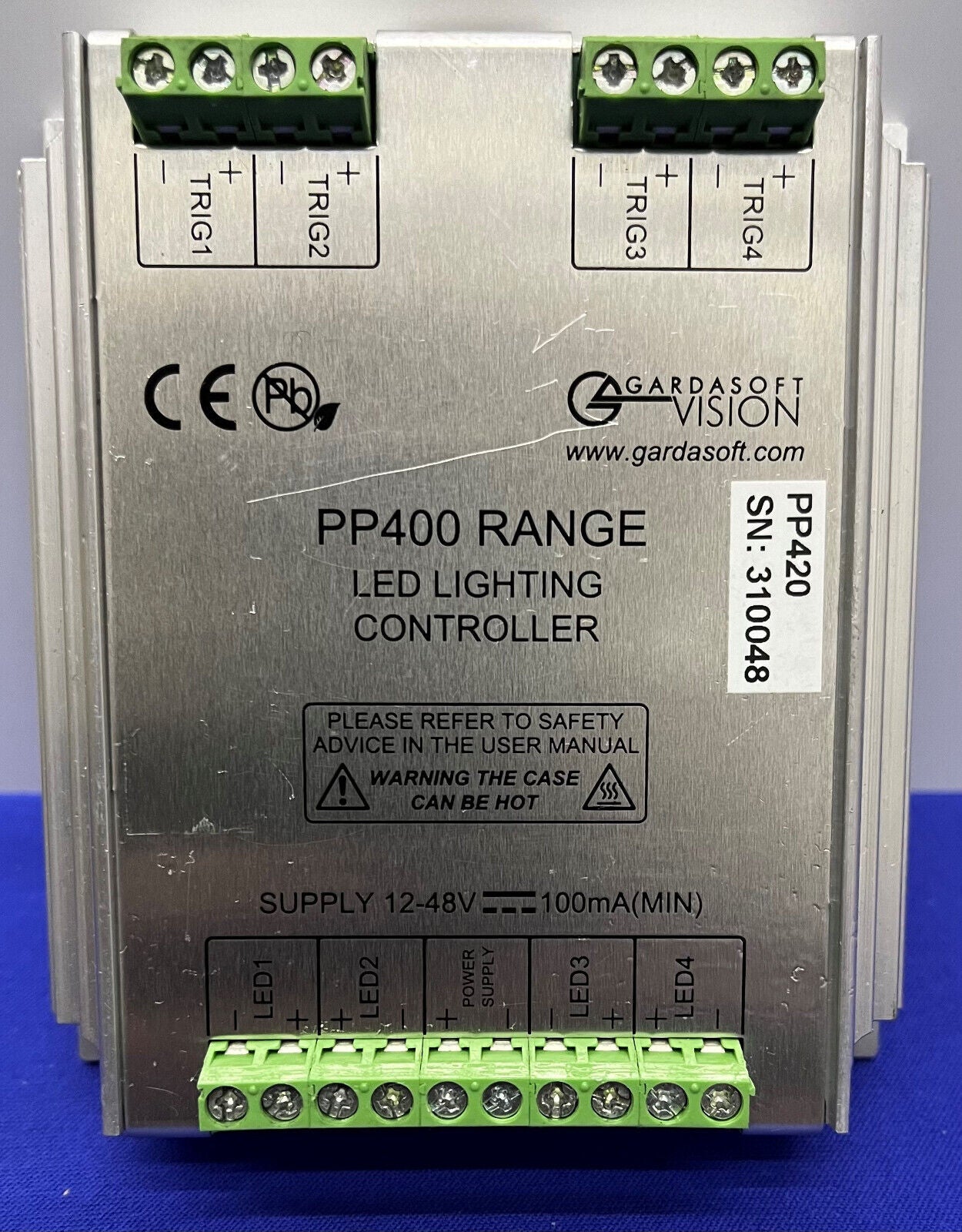 CONTROLADOR DE ILUMINACIÓN LED PP420 GAMA PP400 DE GARDASOFT SN 310048