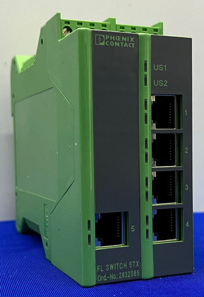 CONTACTO PHOENIX 28 32 08 5 / 2832085 INTERRUPTOR FL 5TX INTERRUPTOR ETHERNET INDUSTRIAL