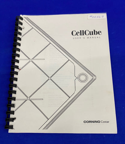 CORNING COSTAR CELLCUBE USER'S MANUAL