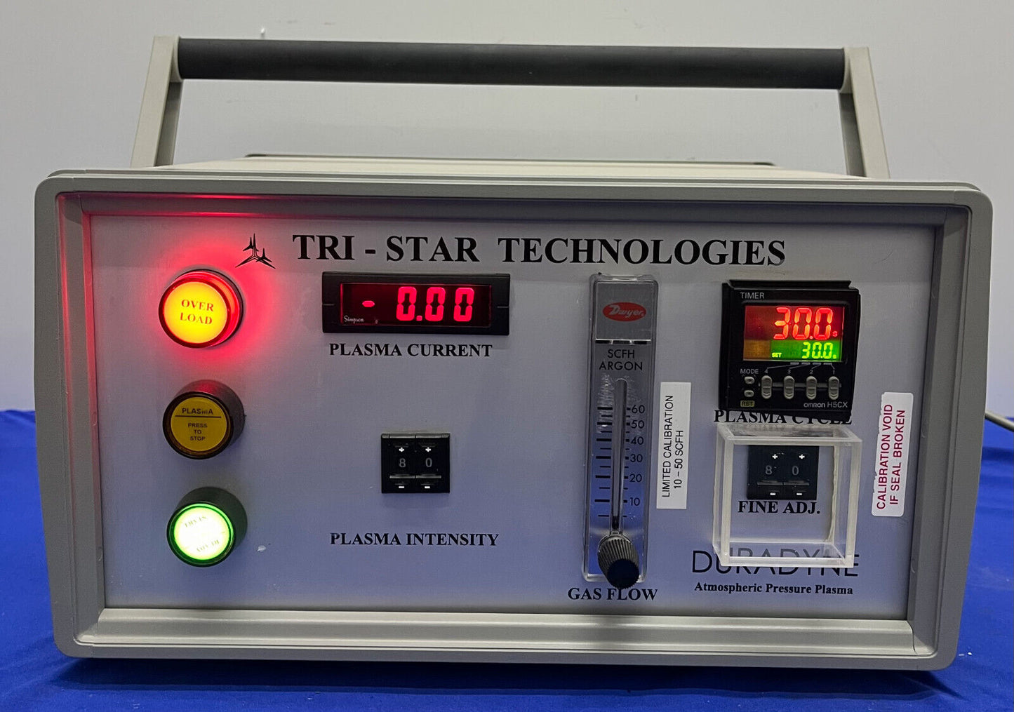 TRI-STAR DURADYNE PT-2000P ATMOSPHERIC PRESSURE PLASMA TREATMENT STATION - PARTS