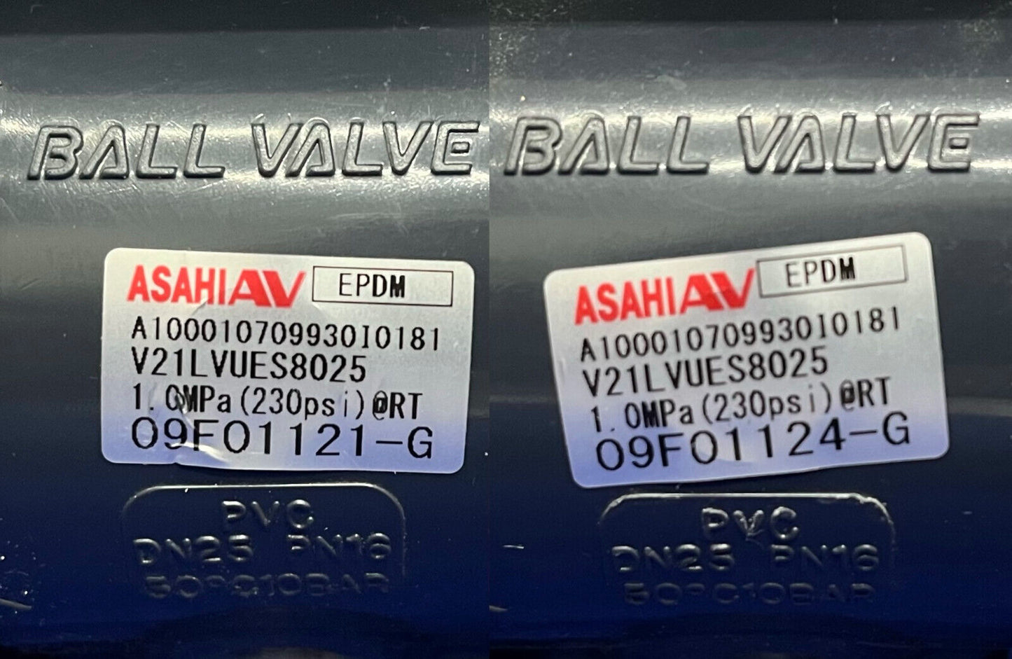 ASAHI AV AP79PS PNEUMATIC ACTUATOR SERIES 79 & BALL VALVE V21LVUES8025 - QTY 2